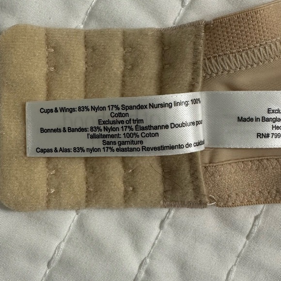 Motherhood Maternity Tan Seamless T-Shirt Bra - Picture 5 of 10